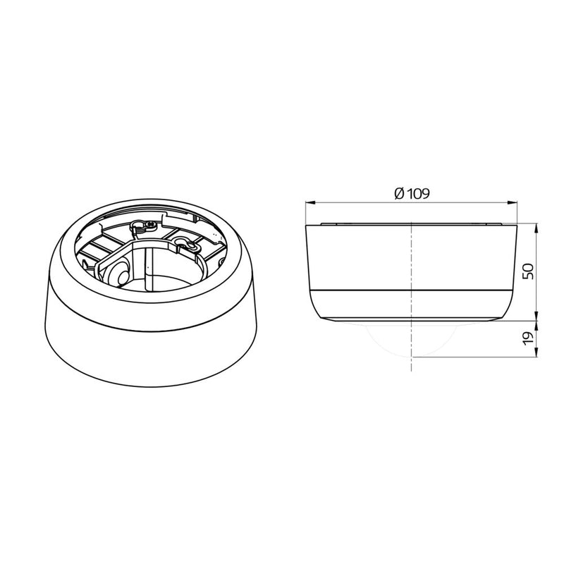 BEG Brück Electronic - Zubehör/Ersatzteile für Bewegungsmelder Montageset 93256