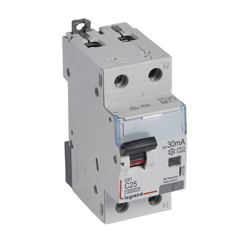 Legrand - Kombination FI-Schalter/Leitungsschutzschalter FI/LS-Schalter Legrand 411298 C-Charakt., 25A