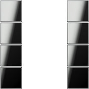 Jung - Abdeckung/Bedienelement für Installationsschalterprogramme Tastensatz, 4fach GCR 2504 TSA komplett − 1 Stück
