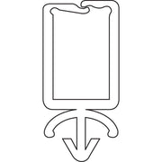 HellermannTyton - Befestigungsschelle für Kabel/Rohre Kabelhalter WPC10 − 500 Stück