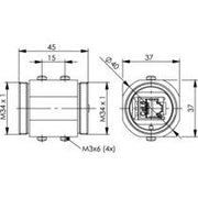 Telegärtner - Modulare Kupplung TOC Kupplung IP68 Cat.6A 100007390 AMJ-Kupplung
