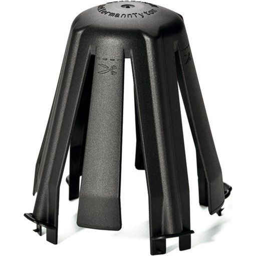 HellermannTyton - Leuchteneinbaugehäuse Deckenabstandhalter SpotClipII 148-00098 sw, PA66GF15 BK 10