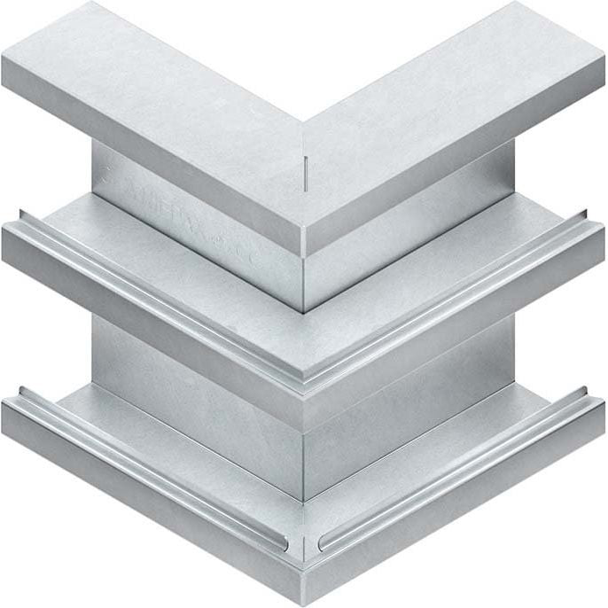 Niedax - Außeneck für Geräteeinbaukanal DKU-Außeneck DKA 220-78T100 L