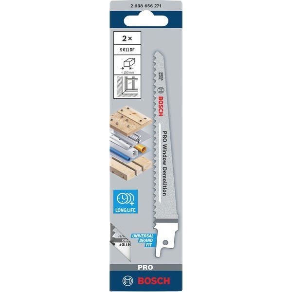 Bosch - Säbelsägeblatt PRO Window Demolition 2608656271 S611DF