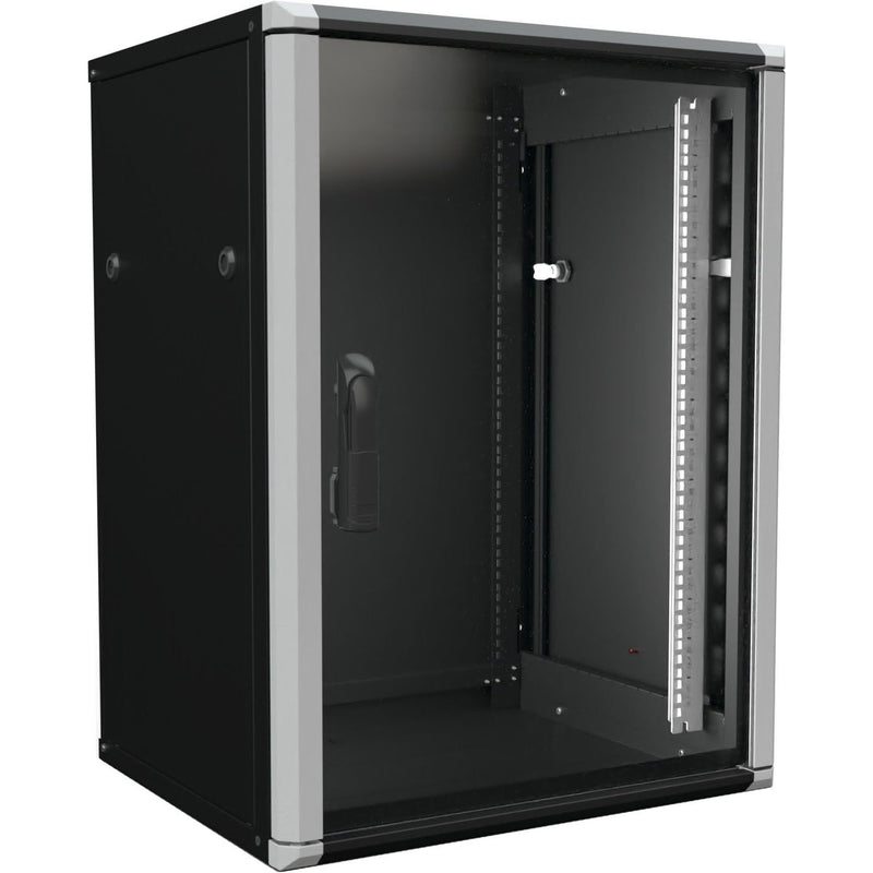 Enoc - Netzwerkgehäuse Wandschrank 15HE 2tlg. sw W2 15-65-S 19"600x500x801mm