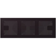 Jung - Abdeckrahmen Rahmen 3-fach LCZ 983 BF 248 noir divoire