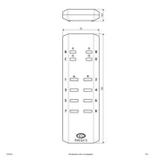 EVN Lichttechnik - Funksender Funk-Handsender FHS 3215 32-Kanal 4x8 Kanal