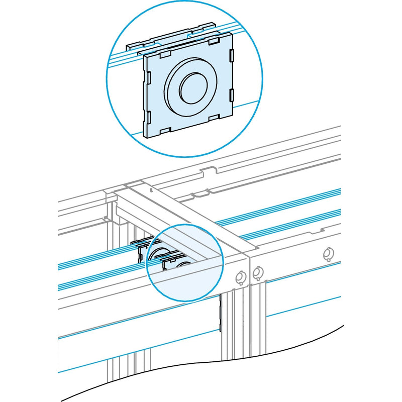 Schneider Electric - Sammelschienenverbinder PrismaSeT-P, Linergy BS LVS04640 Verbindung, horizont − 1 Stück