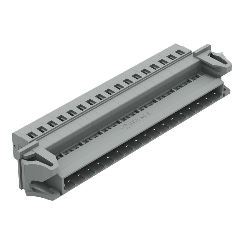 WAGO - Kabelsteckverbinder für Leiterplattensteckverbinder 1-Leiter-Stiftleiste 231-617/114-000 CAGECLAMP,2,5mm²,gr − 10 Stück