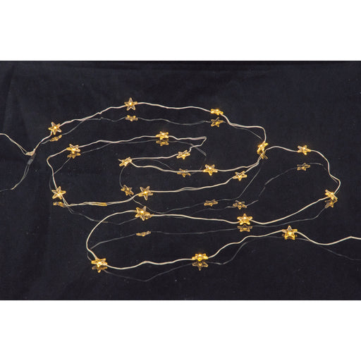 Hellum - Festbeleuchtung LED-Lichterkette 525052 transp.Kabel, batt