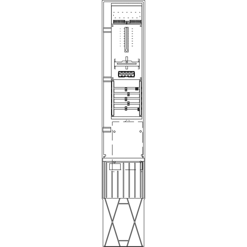 Elsta Mosdorfer - Zähler-Komplettschrank Zähleranschlusssäule ZS331.N1.12 A330 N1 1Z 3.HZ 12TE