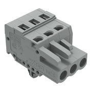 WAGO - Kabelsteckverbinder für Leiterplattensteckverbinder Federleiste 231-103/008-000 3pol., kodierbar − 100 Stück