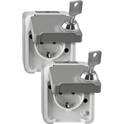 Merten - Steckdose SCHUKO-Steckdose MEG2424-8029 lichtgrau