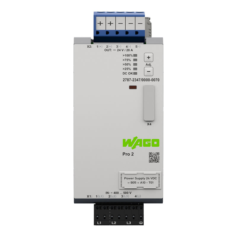 WAGO - Gleichstromversorgung Stromversorgung 2787-2347/000-070 Pro 2,3-phasig