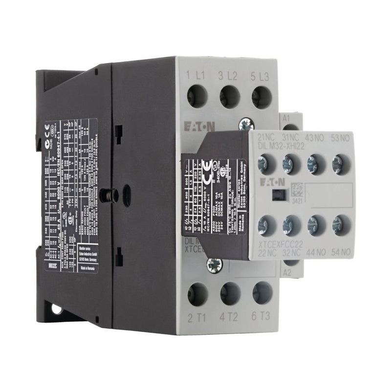 Eaton - Leistungsschütz zum Schalten von Wechselstrom Leistungsschütz DILM32-32(RDC24) 3S2Ö 15kW/400V,DC