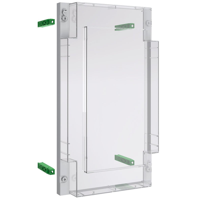 ABN - Verteilerfeld für Installationsverteiler Leermodul tief ABNPB103L0730 BxH:250x450mm mit − 4 Stück