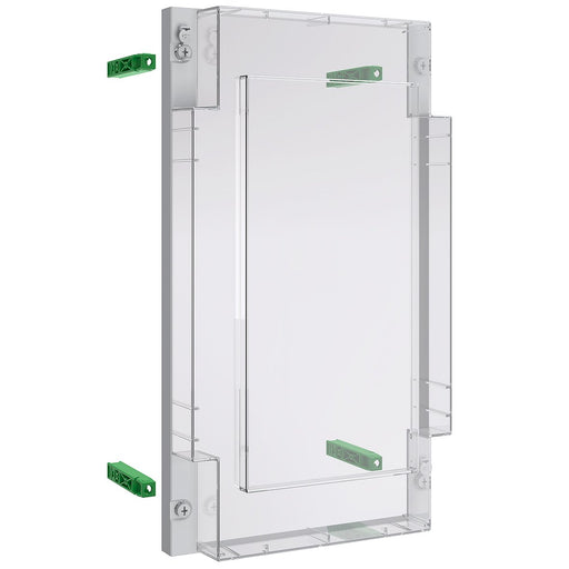 ABN - Verteilerfeld für Installationsverteiler Leermodul tief ABNPB103L0730 BxH:250x450mm mit − 4 Stück
