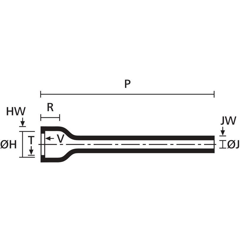 HellermannTyton - Aufteilkappe Formteil 130-1-G-POX-BK