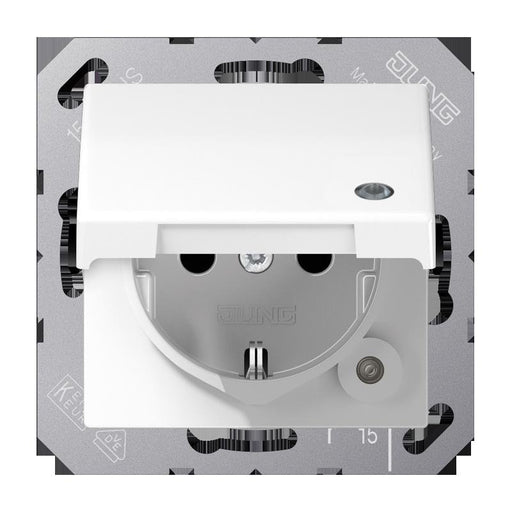 Jung - Steckdose SCHUKO Steckdose 16 A 250V SPA 1520 NXKO WW m. Berührungsschutz