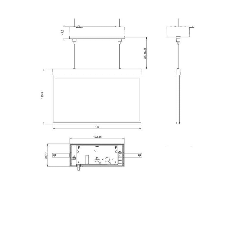 RP-Technik - Sicherheitsleuchte Rettungszeichenleuchte AXDC509CC CC24, ws