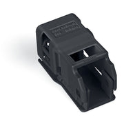 WAGO - Zubehör/Ersatzteile für steckbare Gebäudeinstallation Zugentlastungsgehäuse 890-502/342-000 Rastschelle,schwarz − 50 Stück