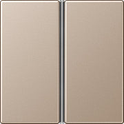 Jung - Abdeckung/Bedienelement für Installationsschalterprogramme Tastensatz 2-fach champ. A 402 TSA CH komplett − 1 Stück