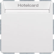 Berker - Taster Relais-Schalter Hotelcard 16409909 polarweiß matt