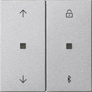 Gira - Bedienelement intelligent Jalousie- + Schaltuhr 536726 Bluetooth Sys55F Alu