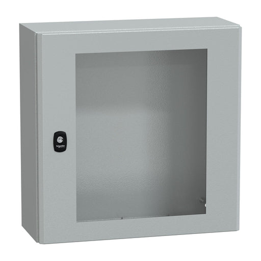 Schneider Electric - Gehäuse/Schaltschrank (leer) Wandschrank RAL 7035 NSYS3D5520T 500x500x200 Sichttür