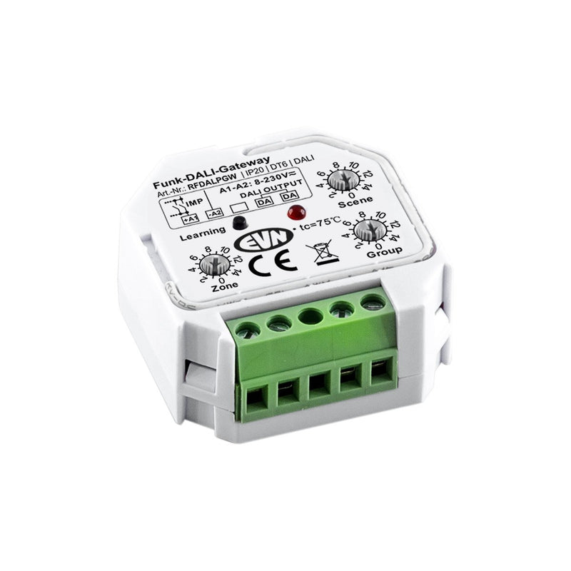 EVN Lichttechnik - Bussystem-Systemschnittstelle/Medien-Gateway DALI Funk-Gateway RFDALPGW