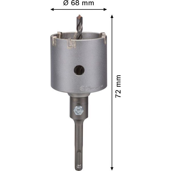 Bosch - Bohrkrone PRO SDS plus-5 2608550064 Bohrkronen-Set 68 x