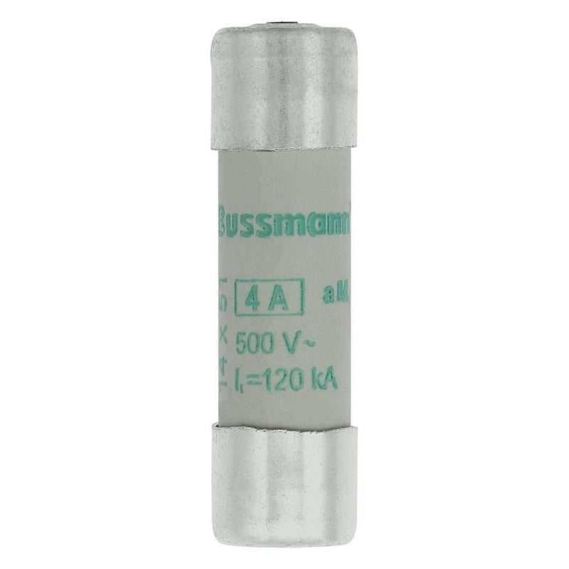 Eaton - Zylindrische Sicherung Sicherungseinsatz Nieders. CYL AM 14,#C14M4S 4A AC 500V 120kA − 10 Stück