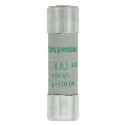 Eaton - Zylindrische Sicherung Sicherungseinsatz Nieders. CYL AM 14,#C14M4S 4A AC 500V 120kA − 10 Stück