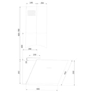 Amica - Dunstabzugshaube Kaminhaube KHF 666 700 S HC HoodConnect Pro,60cm