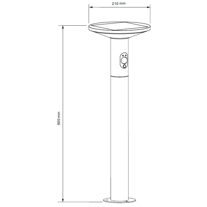 Lichtline - Wegeleuchte LED-Solar-Wegeleuchte PRDX27794 60cm