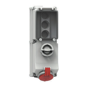 Bals Elektrotech - CEE-Steckdose abschaltbar, abgesichert (IEC 60309) Wandsteckdose abschaltbar 17007 verriegelt abgesich