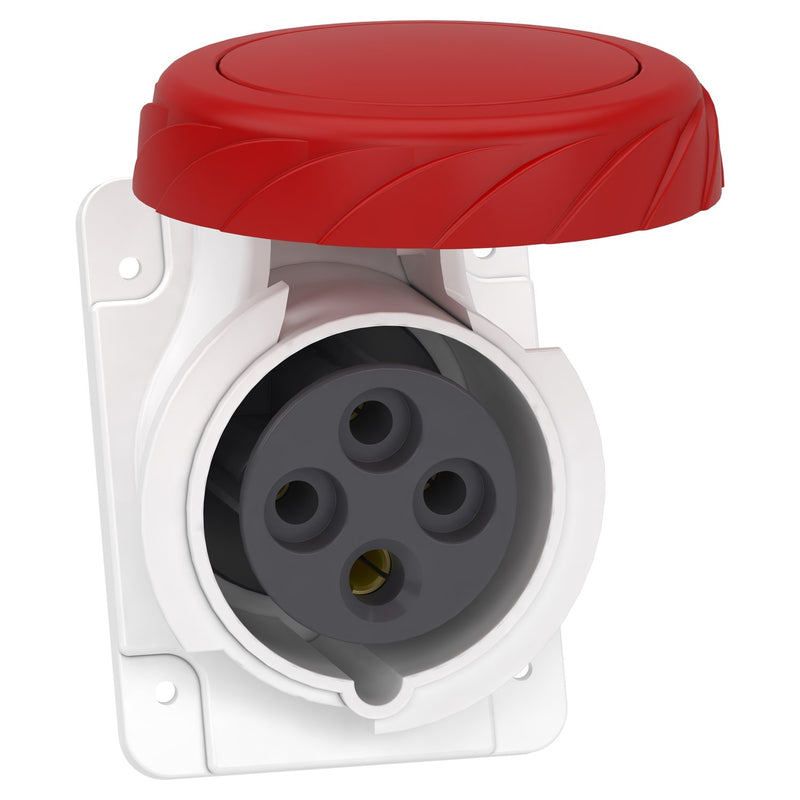Schneider Electric - CEE-Anbausteckdose (IEC 60309) Industriesteckdose PKF16F734 gewinkelt, 16A, 3p+E