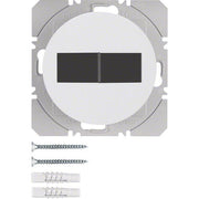 Berker - Bussystem-Hand-/Wandsender KNX-Funk Wandsender 2fach 85656139 polarweiß glänzend