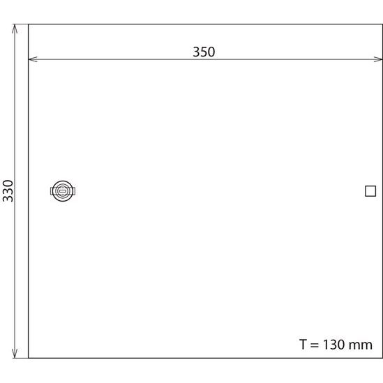 DEHN - Leergehäuse Potentialausgleich-Gehäuse DPG LSA 120 P f.12 LSA-Leiste 10/2