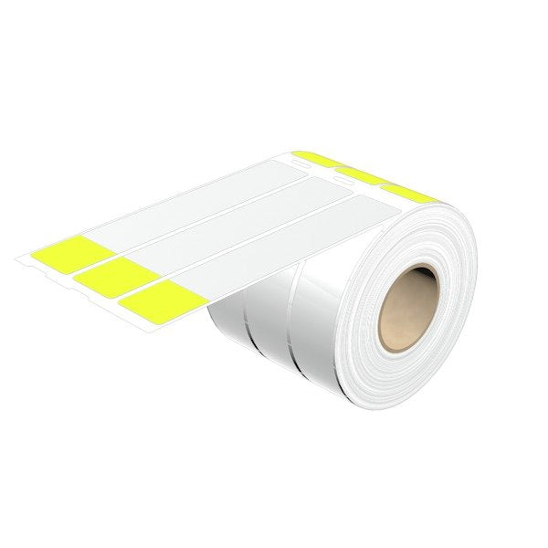 Weidmüller - Kabelmarkierungssystem Kabelmarkierer, Etikett THM WRITEON25/140 GE 140x25mm,gelb