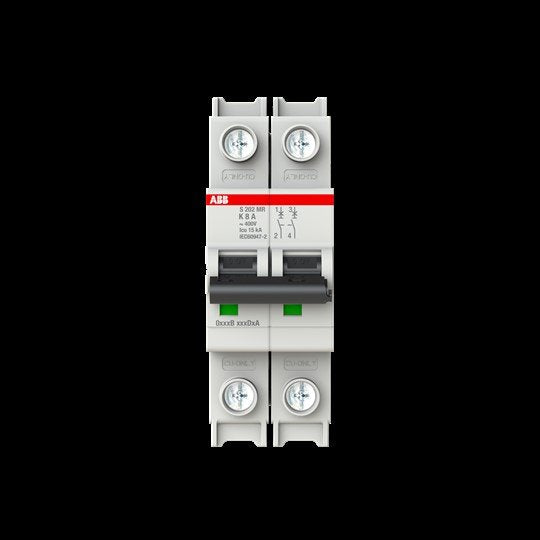 ABB Stotz S&J - Leitungsschutzschalter Sicherungsautomat S202MR-K8 10kA, 8A, 2P, RTT