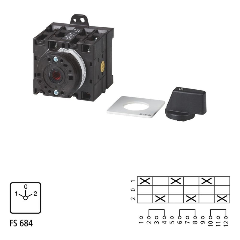 Eaton - Lastschalter Umschalter T3 32A T3-3-8212/XZ Zwischenbau