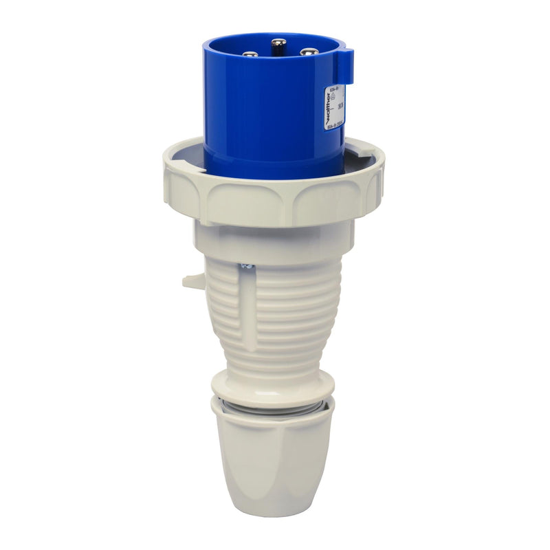 Walther Werke - CEE-Stecker (IEC 60309) Stecker wasserdicht 268309 63A 3P 9h − 10 Stück