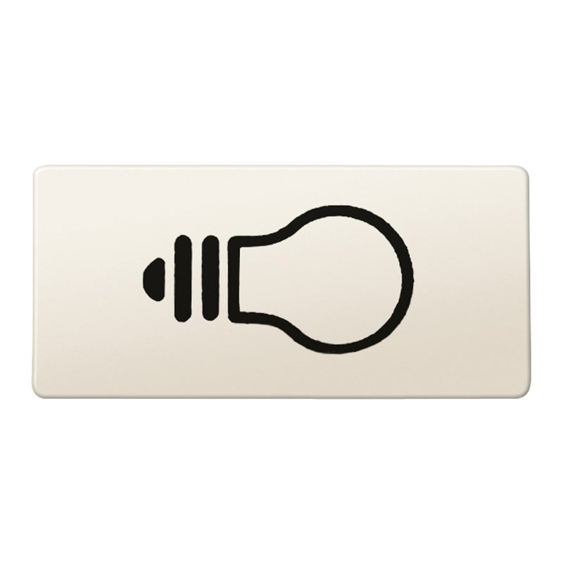 Merten - Bezeichnungsmaterial für Installationsschalterprogramme Symbol Licht ws 395600 rechteckig