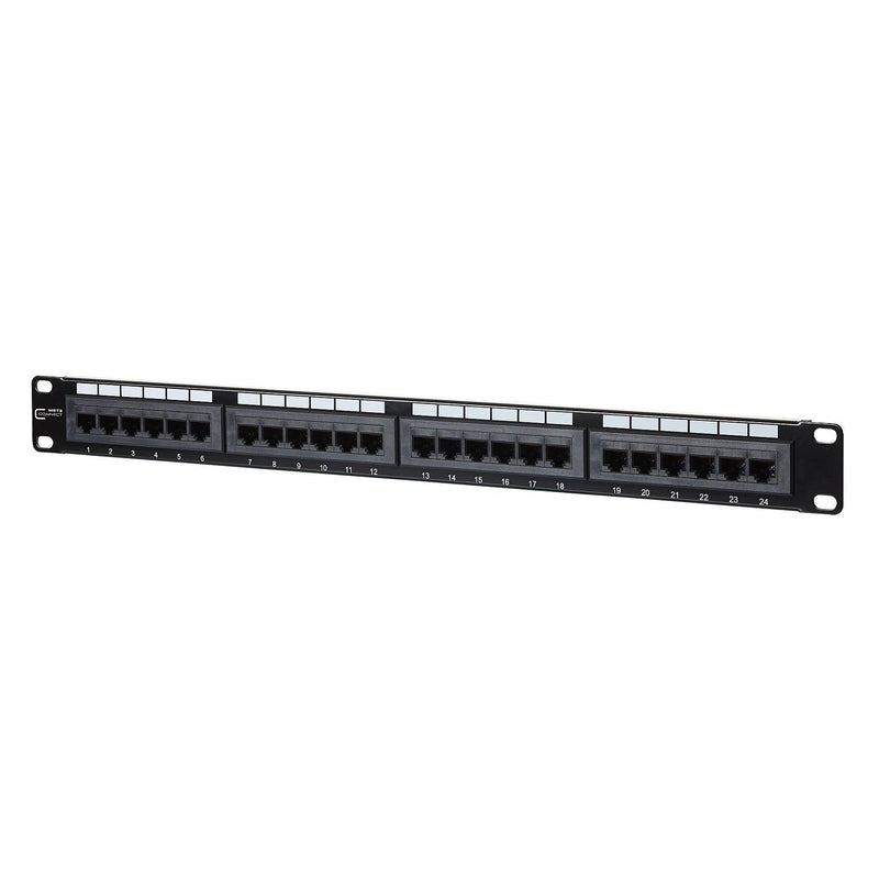 Metz Connect - Patchpanel Kupfer Patchfeld 130A08-AP29-E UTP 24 Port 1HE LSA