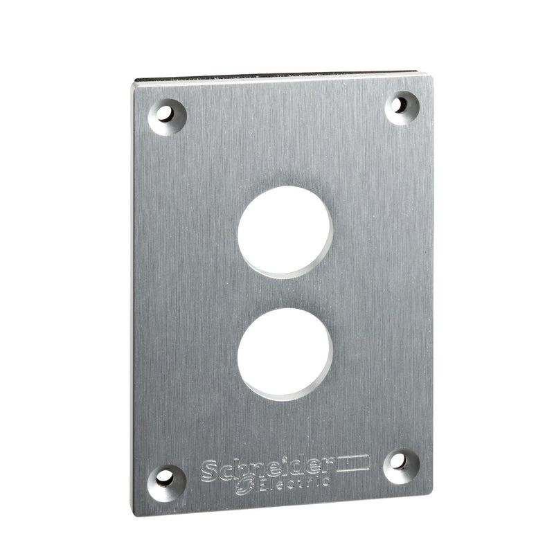 Schneider Electric - Einbauplatte für Befehlsgeräte Frontplatte XAPE302 IP65 2X22