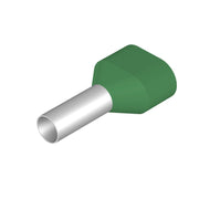 Weidmüller - Aderendhülse Zwilling H6,0/23T ZH GN SV − 100 Stück