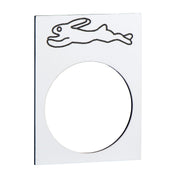Schneider Electric - Bezeichnungsschild für Befehlsgeräte Symbolschild ZB2BY4934 ws (Schnell) − 10 Stück