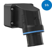 Walther Werke - CEE-Gerätestecker (IEC 60309) CEE NEO Wandgerätestecker FW714409CC 16A 4P 9h IP54 − 5 Stück