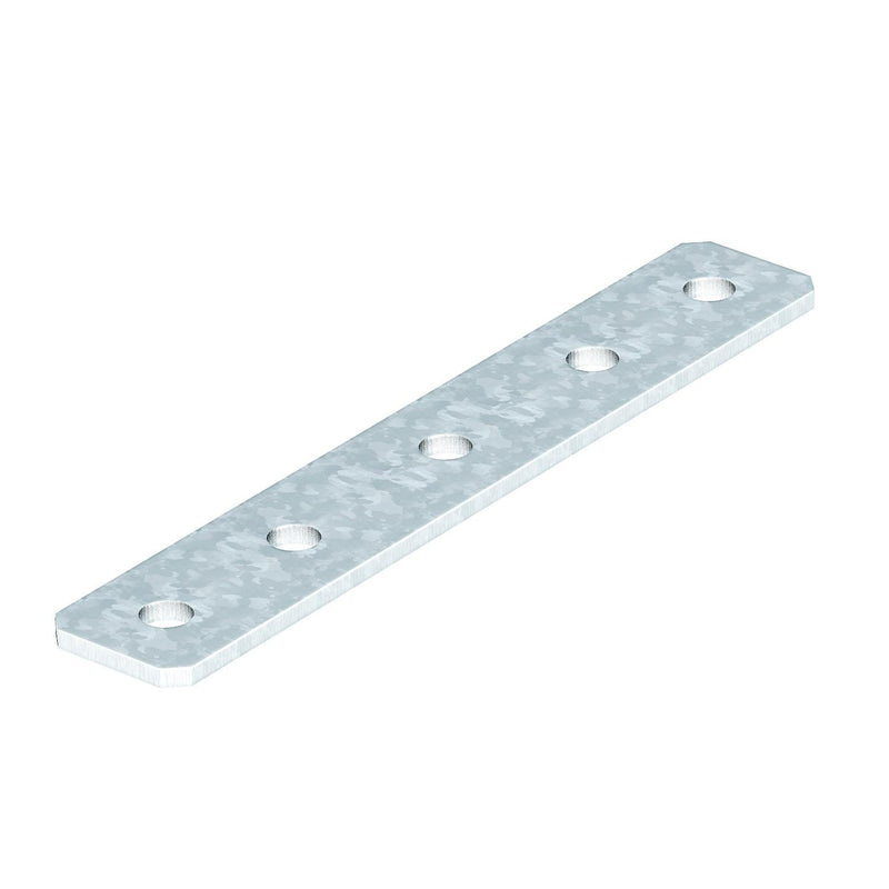 OBO Bettermann - Verbinder für Stiel/Profilschiene Verbindungsplatte GMS 5 VP FT m.5 Löch. 250x40x5 − 10 Stück
